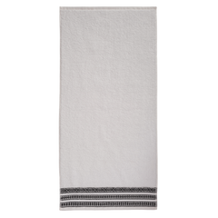toalla cenefa etnica negra 50x100
