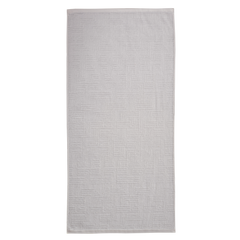 toalla jacquard geométrico baño 50x100 blanco